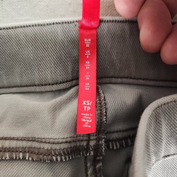 SPANX Gray Jeggings Womens XS Extra Small Skinny Ankle Leggings Pull On Stretch - Picture 13 of 16